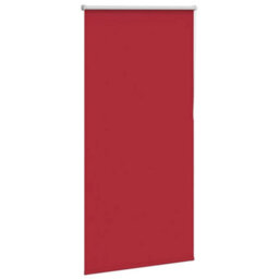 Berkfield Roller Blind Blackout Red 65X130 Cm Fabric Width 60.7 Cm Polyester - thumbnail 3