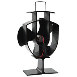 Walplus Heat Powered Stove Fan 3 Blades Black - thumbnail 3