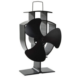 Walplus Heat Powered Stove Fan 3 Blades Black - thumbnail 2