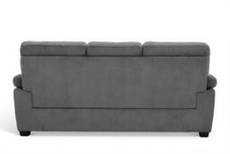Grey Jumbo Cord 3 Seater Sofa Lincoln - thumbnail 5