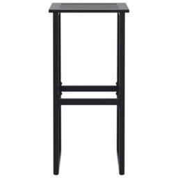 Walplus Bar Stools 4 Pcs Black 38X38X80 Cm Powder-Coated Steel - thumbnail 5