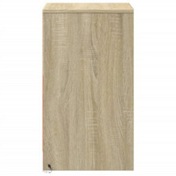 Berkfield Bedside Cabinet With Led Lights Sonoma Oak Engineered Wood - thumbnail 7