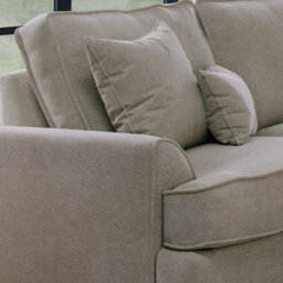 The Great Sofa Company Oriana 4 Seater Chenille Sofa In Linen - thumbnail 3
