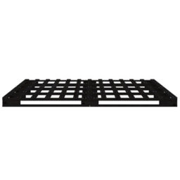Berkfield Pallet Bed Black 120X190 Cm Small Double Wood Pine - thumbnail 6
