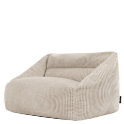 Icon Kids Cecila Jumbo Cord Sofa Bean Bag, Stone - thumbnail 3