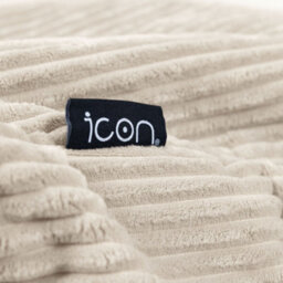 Icon Kids Cecila Jumbo Cord Sofa Bean Bag, Stone - thumbnail 7