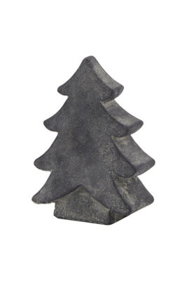 Amalfi Grey Small Christmas Tree Modern Holiday Decor - image 1