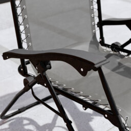 Lassic Garden Vida Grey Sun Lounger Ukfr Zero Gravity Chair Set Of 2 - thumbnail 3