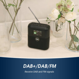 Bedside Dab/dab+/fm Radio, Dual Alarm Clock, Bluetooth Speaker, Colour Lcd Screen, Aux In/out, Rechargeable Battery- August Mb330B - thumbnail 2