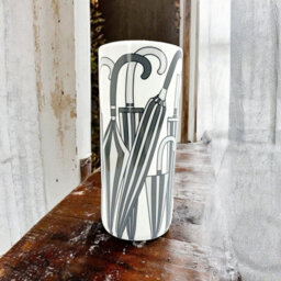 Minster Umbrella Stand - Vase - L20 X W20 X H46 Cm - Black/white - thumbnail 4