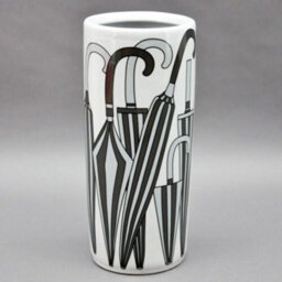 Minster Umbrella Stand - Vase - L20 X W20 X H46 Cm - Black/white - thumbnail 2