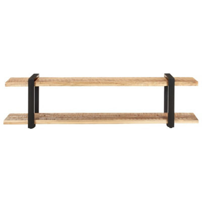 Berkfield Industrial Tv Cabinet 160X40X40 Cm Solid Rough Mango Wood - image 1