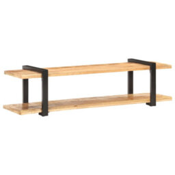 Berkfield Industrial Tv Cabinet 160X40X40 Cm Solid Rough Mango Wood - thumbnail 2