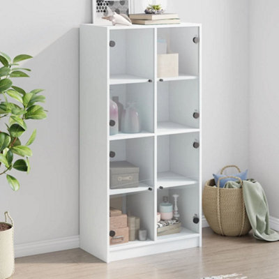 Berkfield Highboard With Doors White 68X37X142 Cm Engineered Wood - image 1
