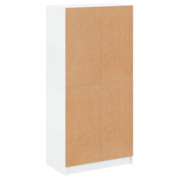 Berkfield Highboard With Doors White 68X37X142 Cm Engineered Wood - thumbnail 9