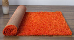 "Bravich Orange Thick Shaggy Rug - California - 60X110Cm (2'x3'7"")" - thumbnail 5