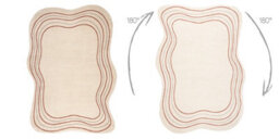 RugsX Carpet Fusion 5707 Cream Terracotta Shape - Abstraction, Modern, Abstract, 160X220 Cm - thumbnail 3
