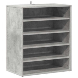 Vidaxl Shoe Cabinet Concrete Grey 60X35X70 Cm Engineered Wood - thumbnail 2