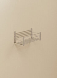 Cosmic Shower Caddy, Shower Basket, 25Cm, Chrome, Wall Mounted, Screws Included, Architect Collection - thumbnail 2