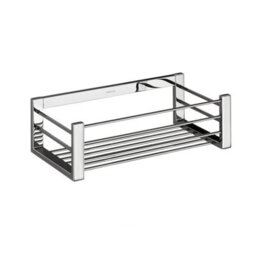 Cosmic Shower Caddy, Shower Basket, 25Cm, Chrome, Wall Mounted, Screws Included, Architect Collection