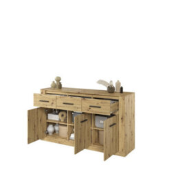 Arte Arti 09 Sideboard Cabinet 160Cm - Oak Artisan, Modern Storage For Contemporary Living - thumbnail 3