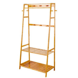 Hat And Coat Stand Hall Tree Hallway Shoe Rack Bench With Shelves - thumbnail 1