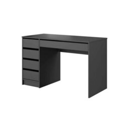 Arte  Sophisticated Graphite Desk H750mm W1200mm D550mm - Professional Design With Multiple Drawers