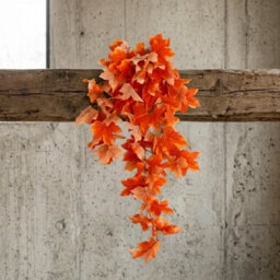 Leaf Artificial 70Cm Trailing Grape Ivy Plant Faux Hanging Foliage Orange