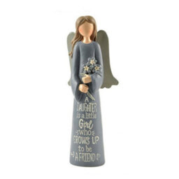 Feather & Grace Angel Figurine - Daughter (A Little Girl) - thumbnail 1