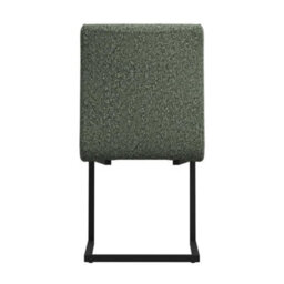 Where Saints Go Ltd Harlow Dining Chairs Pack Of 2, Green Tweed, Black Cantilever Frames By Where Saints Go - thumbnail 4