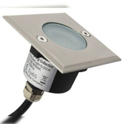 Long Life Lamps Company 5W Led Outdoor Ground Walkover Light Square Cool White Brushed Chrome Finish Gl03Cw - thumbnail 6