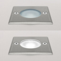 Long Life Lamps Company 5W Led Outdoor Ground Walkover Light Square Cool White Brushed Chrome Finish Gl03Cw - thumbnail 7