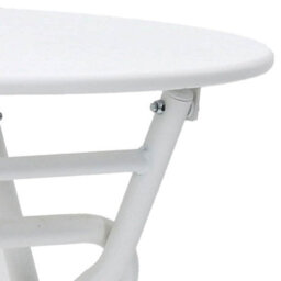 Berkfield Garden Table Folding White 50 X 50 X 72 Cm Steel - thumbnail 9