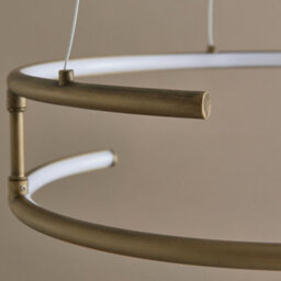 Pagazzi Lighting Pagazzi Mabel Antique Brass Led Pendant Ceiling Light - thumbnail 4