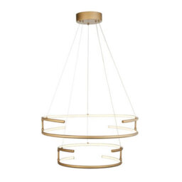 Pagazzi Lighting Pagazzi Mabel Antique Brass Led Pendant Ceiling Light - thumbnail 6