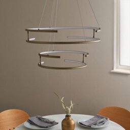Pagazzi Lighting Pagazzi Mabel Antique Brass Led Pendant Ceiling Light - thumbnail 3