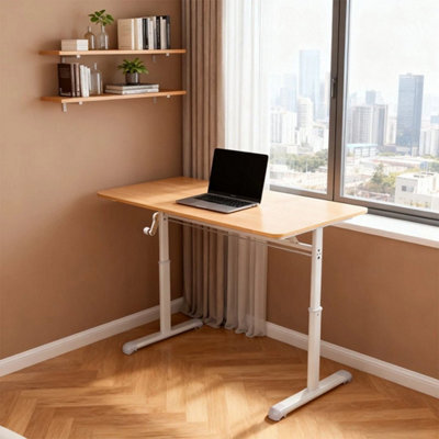 60-90Cm Height Adjustable Desktop Laptop Computer Desk Workstation - image 1