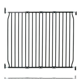 Safetots Eco Screw Fit Baby Gate, Black, 110Cm - 120Cm, Stair Gate For Toddler And Baby, Screw Fit Safety Barrier - thumbnail 1