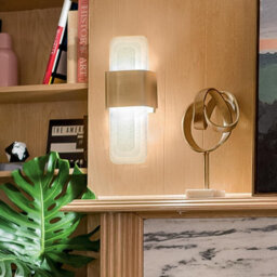 Luminosa Lighting Elstead Kichler Serene Led Integrated Led Wall Lamp Contemporary Natural Brass 3000K - thumbnail 4