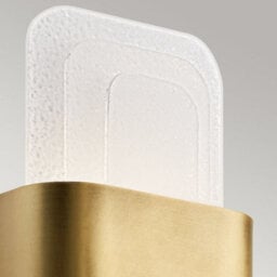 Luminosa Lighting Elstead Kichler Serene Led Integrated Led Wall Lamp Contemporary Natural Brass 3000K - thumbnail 5