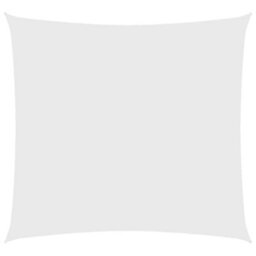 Berkfield Sunshade Sail Oxford Fabric Square 4X4 M White - thumbnail 2