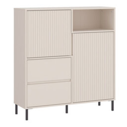 Furniture To Go Avenale Sideboard 2 Door 2 Drawer In Cashmere - thumbnail 1