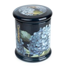 Candlelight Blue & Green 5% Hyrangea & Jasmine Scent Small Jar Candle - thumbnail 2