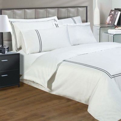 Sweet Dreams Luxurious Egyptian Cotton Duvet Cover Set With Pillowcases Blue