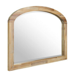 Statement Furniture Florence Overmantle Arched Wall Mirror With Wooden Frame 100X75Cm - thumbnail 2