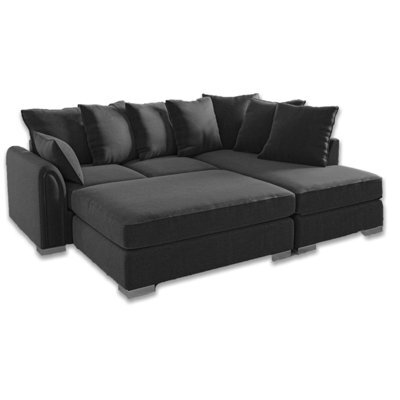 Furnishings For Less UK Elsie Velvet Chesterfield Plush Velvet Mushroom 2 Seater Sofa - image 1