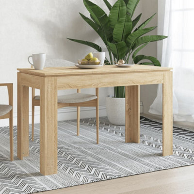 Vidaxl Dining Table Sonoma Oak 120X60X76 Cm Engineered Wood - image 1