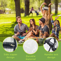 Transparent Rain Cover For Transport Trolley - 115 X 51 75 Cm Multifunctional - thumbnail 4