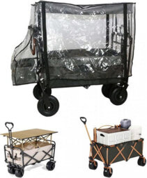 Transparent Rain Cover For Transport Trolley - 115 X 51 75 Cm Multifunctional - thumbnail 3