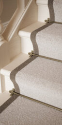Handrails Direct Broadwell Aged Brass Stair Rods With Ball Finials - Pack Of 12 - For Carpet Runners - Cut To Size - thumbnail 3
